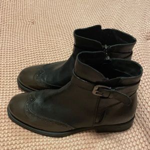 Italian leather boots